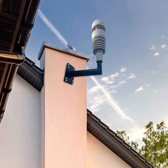 1 комплект крепления для флюгера, нержавеющая, высокая твердость, опора для L-образной трубки, стальной монтажный кронштейн для наружной телевизионной антенны, товары для дома