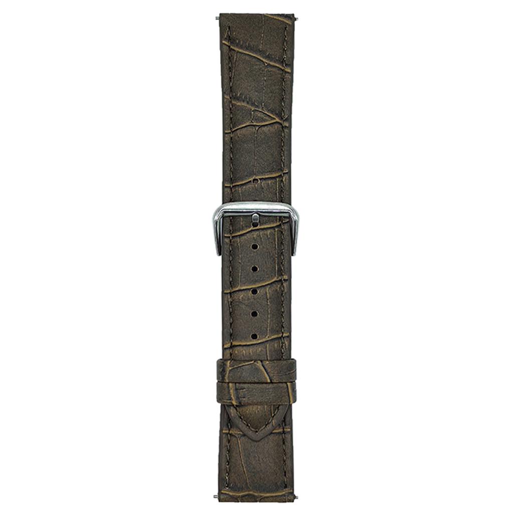 22mm Replacement Strap for Huawei Watch GT 5 46mm/5 Pro 46mm Bamboo Pattern Leather Watch Band