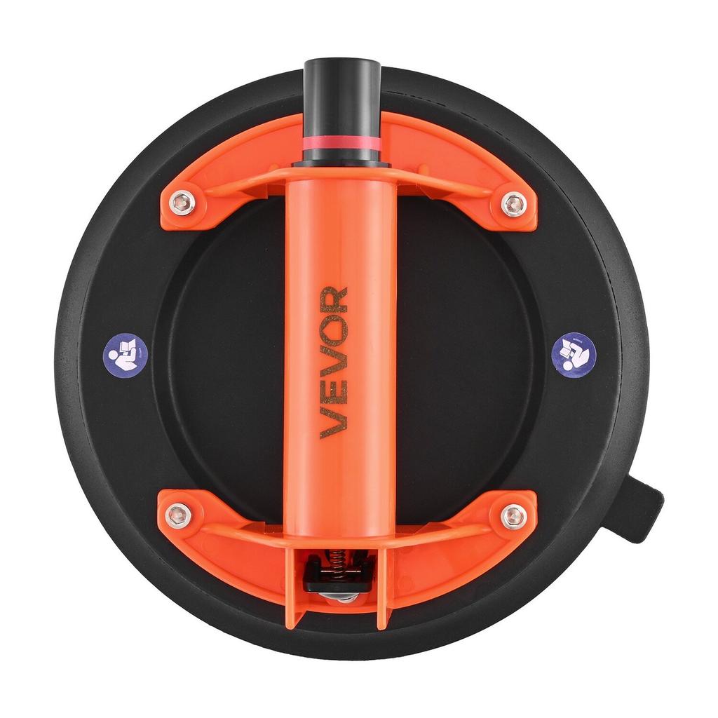 Vacuum Suction Cup, 203 mm Vacuum Glass Lifter with ABS Handle, 180 kg Max Lifting Capacity Tile Suction Cup Tool with Carrying Case for Lifting Large