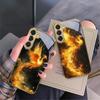 Золотой Феникс Нирвана Для Samsung Galaxy S26 S20 FE S21 S22 S23 Plus S24 Ultra S25Ultra S21+ S22Plus Золотой стеклянный чехол для телефона