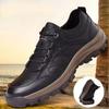 Large Size Casual Shoes Men's 2025 Spring and Autumn New Outdoor Hiking Shoes Low Top Non-slip British Shoes Men