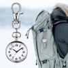 Часы-клипса для медсестры, аналоговые часы-брелок с карабином, карманные часы, водонепроницаемые, модные аксессуары для активного отдыха