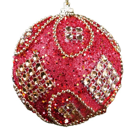 Рождественские шары Подвески Стразы Антидеформируемое украшение Праздничный подарок Фестивальные шары Подвески Товары для вечеринок