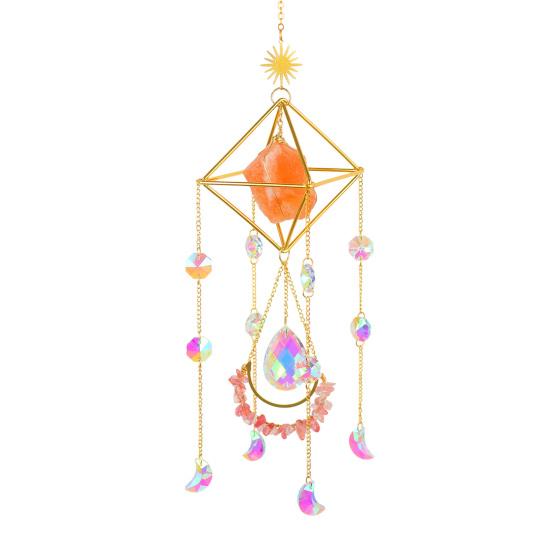 Great Wind Catcher Spiritual Consolation Easy To Install Faux Crystal Romantic Handcrafted Hanging