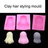 Разнообразные силиконовые формы для укладки волос куклы, глиняная форма «сделай сам», силиконовая форма для выпечки