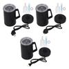 4 In 1 Electric Milk Frother and Steamer Auto 304 Stainless Steel Hot and Cold Foam Maker for Latte