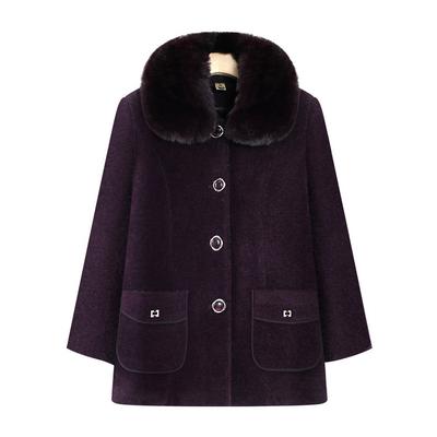 Зимняя одежда бабушки плюс шерстяное пальто для людей среднего и пожилого возраста осенью и зимой норковые топы для женской благородной одежды матери