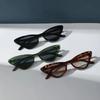 3 пары в наборе Маленькие солнцезащитные очки «кошачий глаз» Женские милые узкие очки «кошачий глаз» Ретро винтажный набор узких солнцезащитных очков «кошачий глаз»
