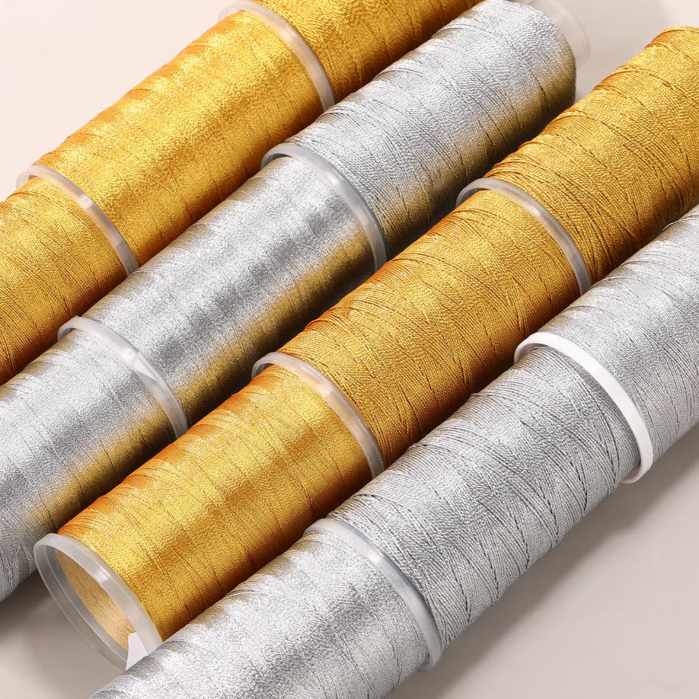 Янь Чуань Золотые и Серебряные Нити: Сделай сам Золотой шелк и нити для плетения для изделий ручной работы