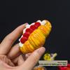 3D Chinese Style Food Magnet: Lobster & Noodles Hot Pot with Mantis Shrimp Sticker