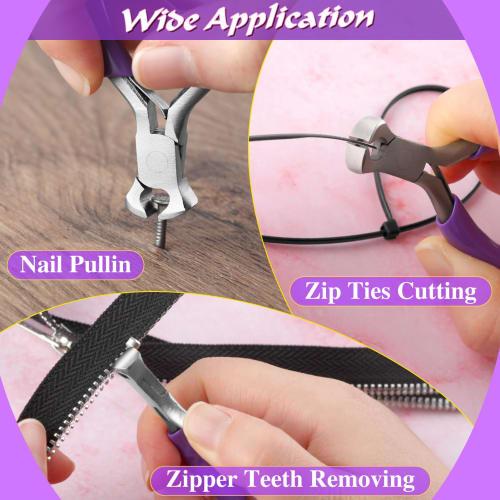 SPEEDWOX Small End Cutting Nippers, Perfect for Crafts, Handmade, and More! Features a Spring-Loaded Spring for Cutting, Nail Processing, and Miniatur