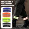 1/2Pcs Cycling Pants Reflective Band High Visibility Elastic Adjustable Men Women Night Running Warning Arm Wrist Leg Ankle Strap Cycling Accessories