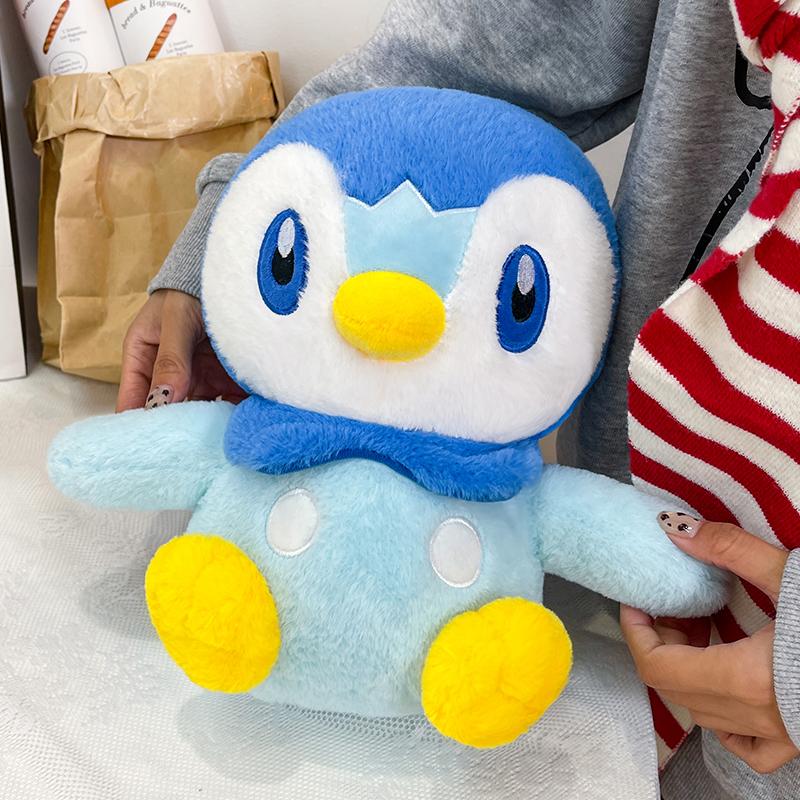 Big Size Kawaii Piplup Plush Toy Penguin Stuffed Anime Doll Very Soft Cuddly Plushie Birthday Gifts For Fans