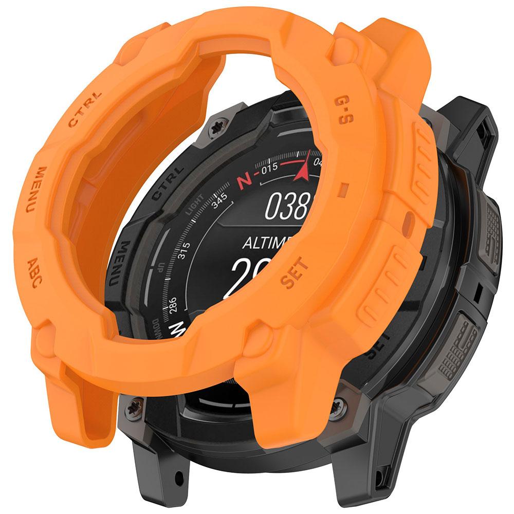 Силиконовый защитный чехол для Garmin instinic 3 45мм 50мм Спортивные умные часы Оболочка со стеклянной пленкой