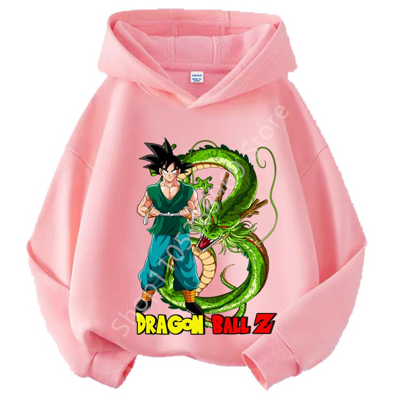 Худи для детей Dragon Ball Chibi Characters Размеры 100-160 Возраст 3-12 лет Мальчики Повседневная Спортивная Детская Толстовка