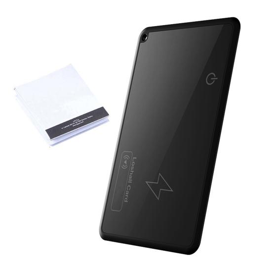 Беспроводная зарядка, кошелек, трекер, карта, ультратонкий дизайн, портативный Bluetooth-совместимый GPS-локатор, водонепроницаемый поиск тонких предметов