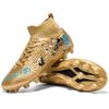 New High-top Football Shoes with Long Broken Nails Amazon Men's and Women's Football Shoes Grass Student Training Shoes