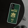 Morocco Flag Passport Phone Case for Samsung Galaxy A17 A16 A26 A36 A56 A57 A37 A15 A25 A35 A55 A14 A24 A34 A54 A13 A23 A33 A53