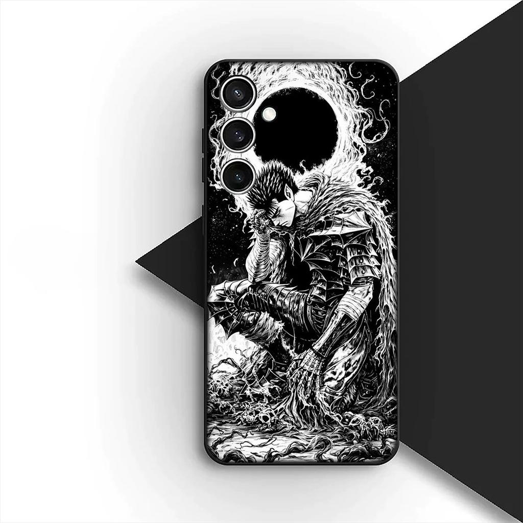 Мультяшный чехол из силикона с изображением Гатса из Берсерка для Apple iPhone 16 14 15 Plus 11 Pro Max 16E ProMax + 15Plus 16+ 14+ Чехол для телефона