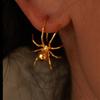 ANENJERY Geometry Spider Stud Earrings For Women Men Niche Design Personality Exaggerated Jewelry Gifts Wholesale