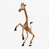 Clip Art Northern Giraffe Iron On Heat Transfer Printing Vinyl Patches Sticker for Clothes DIY Appliques Washable Patches