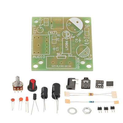 LM386 Комплект аудиоусилителя Супер Мини Умный Электронный DIY Модуль Плата FR4‑A Печатная Плата 3‑12 В