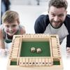 Игра в кости "Shut The Box" Настольная игра с кубиками для 2-4 игроков Деревянная настольная игра Занимательная игра с числами от 1 до 10 Игры для путешествий