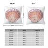 Seashell Coastal Nautical Pillowcase Polyester Linen Velvet Creative Zip Decor Throw Pillow Case Home Cushion Cover 45X45
