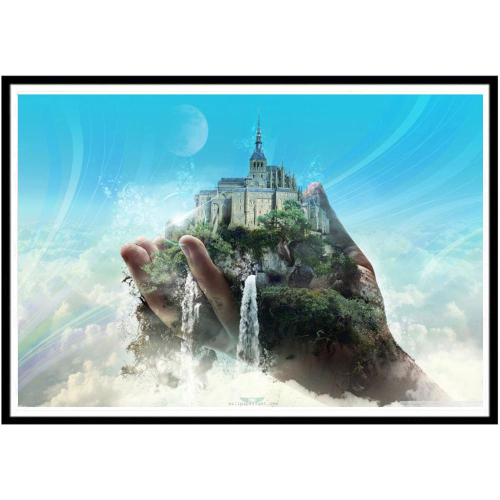 Алмазная картина 5D Фирменная Новинка Пейзаж Алмазная мозаика Лесной дом Набор для вышивки крестом Печать Украшение дома Персонализированный подарок