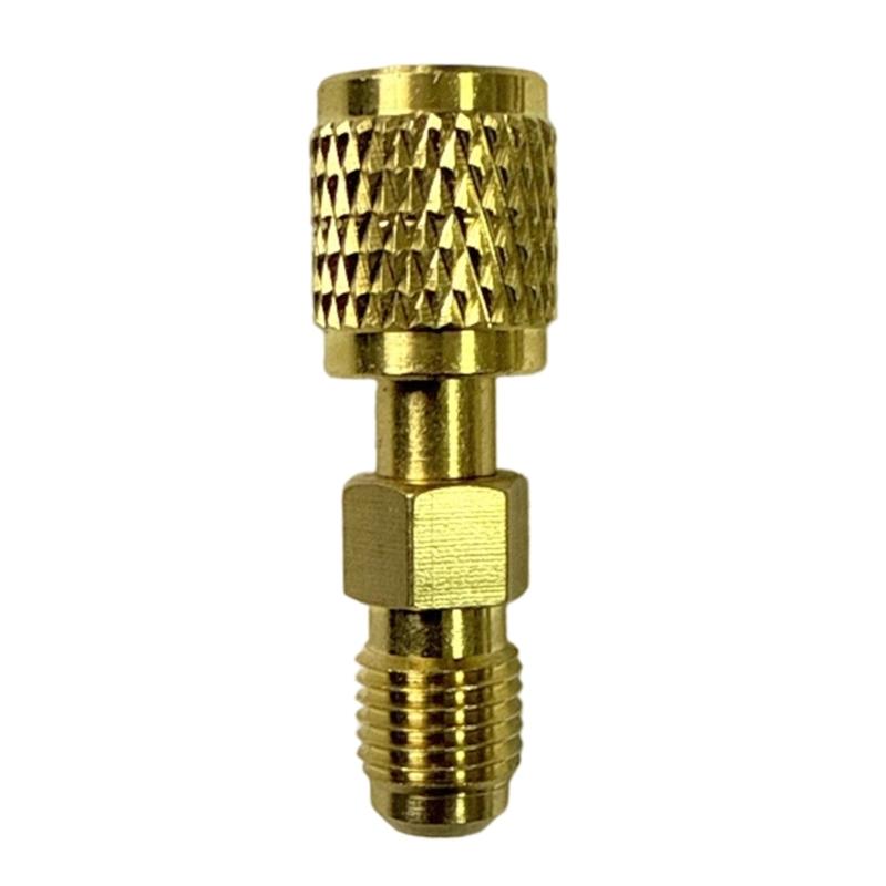 Highly strength Steel AntiLoosening 1/4inch SAE Male to Female Reverse Thread Adapter For R454ABC Mini Split Systems