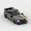 Конструктор MOC Модель гоночного автомобиля Benz AMG GTR, Серия Скорость, Образовательная игрушка для мальчиков, Автомобиль с 8 отделениями, Подарок