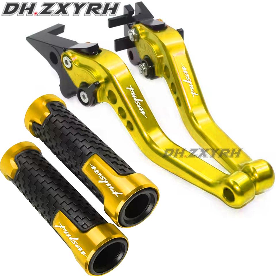 For Bajaj Pulsar 200 NS All Years Motorcycle CNC Aluminum Adjustable Short Brake Clutch Levers Handle Grips
