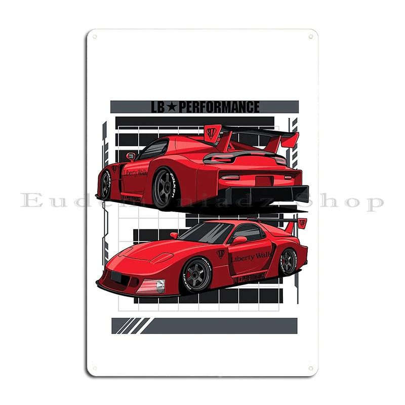 Liberty walk Металлическая табличка Постер Клубный дизайнер CreateClassic Жестяная табличка