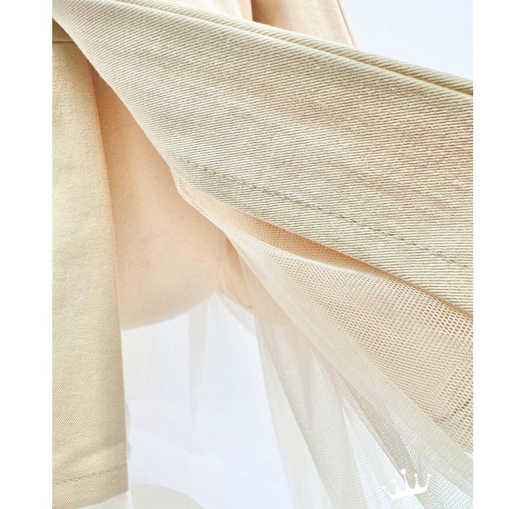 Сделано в Корее, весеннее детское пальто-тренч 2025 года – классический и элегантный наряд для девочек