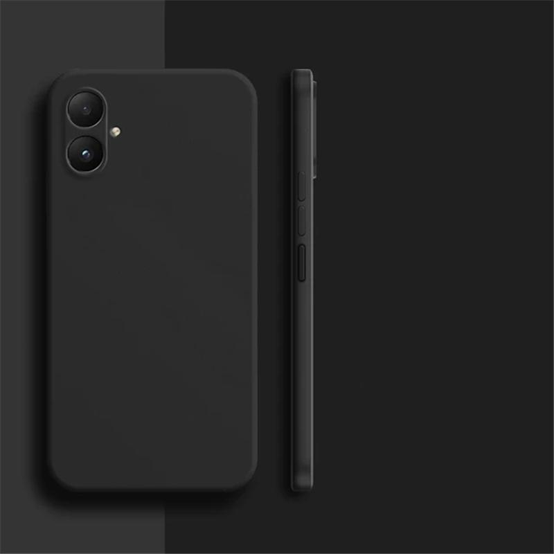 Матовый квадратный мягкий жидкий силиконовый чехол для Samsung Galaxy A55 A05S A04S A55 A53 5G S23 S24 Xiaomi Redmi Note 13 iPhone 15 14 13 12 11 Pro Max