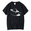 Mens High Quality Cotton Short Sleeve Space Print Summer Men T Shirt Casual Loost oneck Tshirt Cool tshirt Male Men Tee Shirt