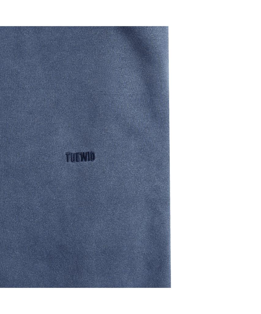 TUEWID Classic Embroidery Sweatpants In Drop Loose Fit (Navy)