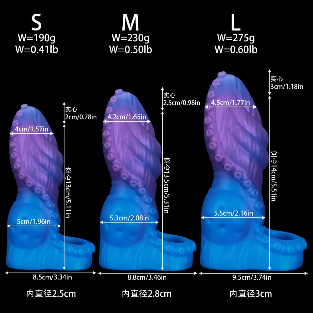 Жидкое силиконовое кольцо для пениса - Эластичное кольцо для пениса для мужчин, Усиливает удовольствие и эрекцию, Реалистичная носимая мужская игрушка