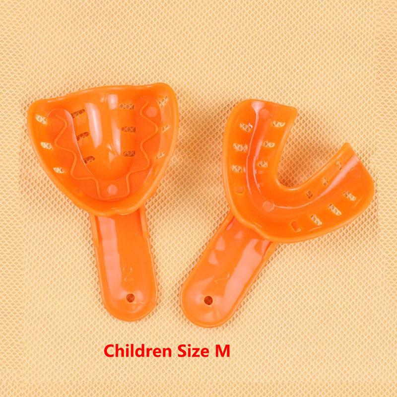 Стоматологические лотки для слепков, набор держателей для зубов, стоматологические лабораторные инструменты, взрослые/дети, разные цвета