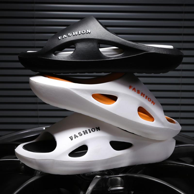 Мужская летняя верхняя одежда в тапочках 2025 Новые домашние домашние нескользящие классные тапочки на толстой подошве