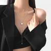 [Onoma] Onm Pearl Necklace Long Summer Jewelry Necklace Point Drop Chain (33111508)