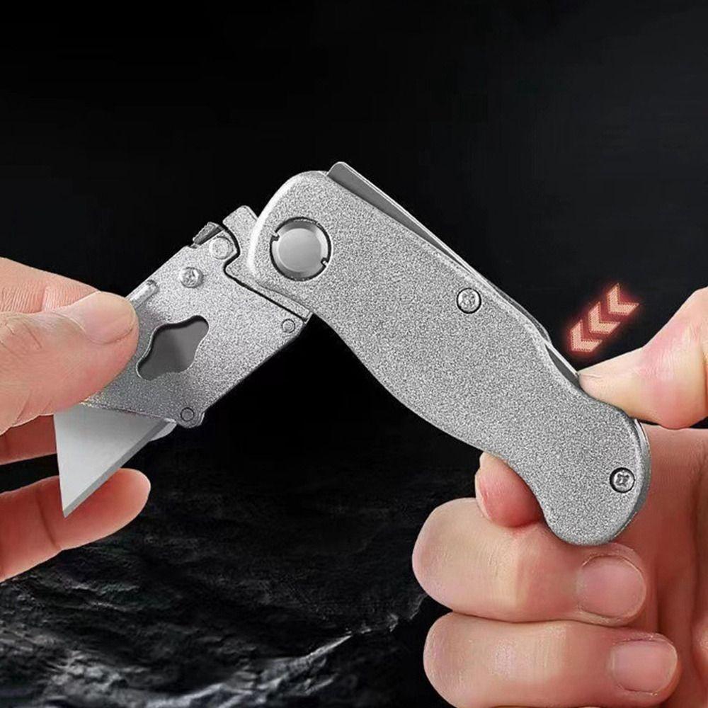 SK5 Steel Blades Art Knife Foldable Box Cutter Utility Folding Knife Cartons
