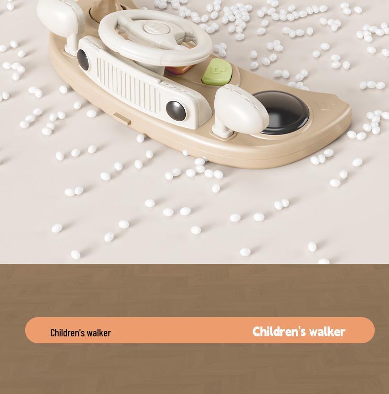 Детские ходунки-каталка «Два в одном» для мальчиков и девочек - Нескользящая, защита от опрокидывания