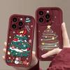 Милый чехол для телефона с рождественской елкой и снежинками для Xiaomi Redmi Note 14 13 12 11 Pro Plus 4G 5G 12S 11S 10S 10 9 9S 8 14C 13C