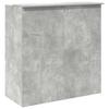Reception Desk Concrete Grey 100 x 50 x 103.5 cm Particleboard