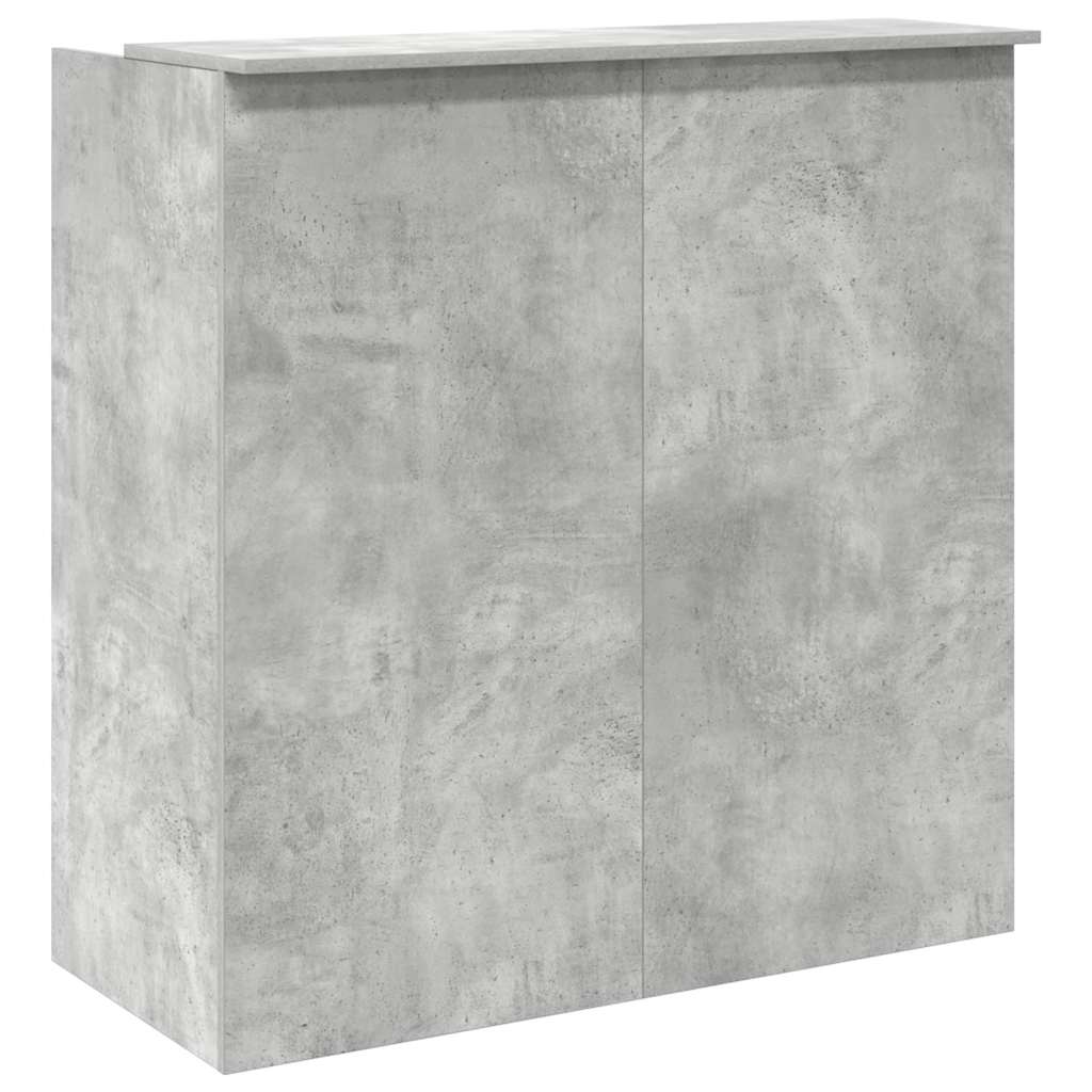 Reception Desk Concrete Grey 100 x 50 x 103.5 cm Particleboard