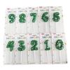 Green Dinosaur Numbers 0-9 Happy Birthday Cake Candle Children Party Cartoon Dinosaur Cute Candle Decoration