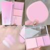 Pink Series 3 Colors Blush Makeup Palette Mashed Potato Texture Matte Cheek Tint Contour Shadow Blusher Cosmetics Rouge Powder