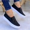 Ladies Shoes 2024 Hot Sale Slip-on Women's Vulcanize Shoes Fashion Sequins High Quality Plus Size Solid  Classic Casual Shoes