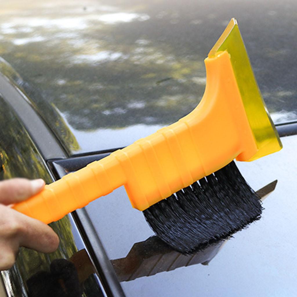2in1 Winter Car Ice Scraper Retractable Window Shovel Removal Brush